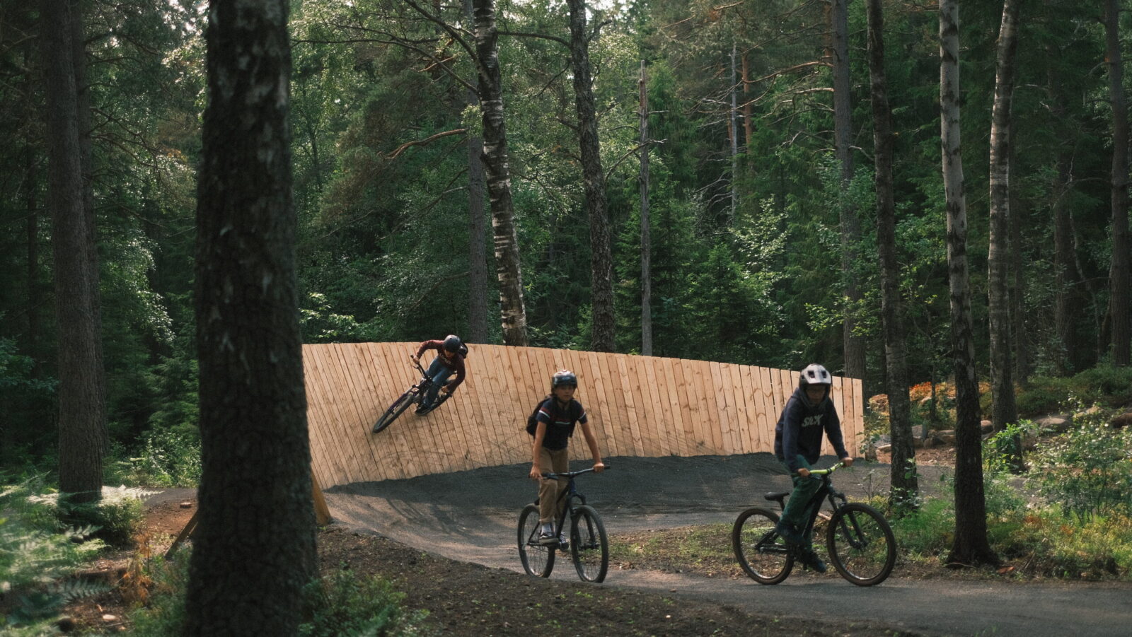 Wallride på Billingen i Skövde